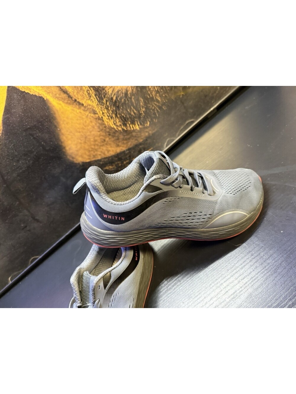 Whitin Minimalist Barefoot Athletic Shoes Men's EU 42 US M9Gray Lace Up - Picture 4 of 12